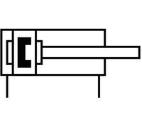 Festo Cilindro Compacto 25mm Diámetro 40mm Carrera Doble Efecto - 156700
