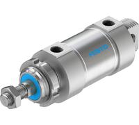 Festo Cilindro Redondo 63mm Diámetro 25mm Carrera Doble Efecto - 196050