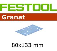 Festool 1 Pkg. Granat 80x133 Cintas de Lijado Adhesivo P40-P320 Para P. Ej. RTS