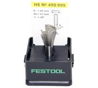 Festool 490995 - Fresa de cola de milano / dientes HS, vástago 8 mm HS S8 D20/17/15