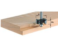 Festool 491085 - Fresa de renvalso de placas reversibles HW vástago 8 mm HW S8 D38/12