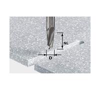 Festool 492654 - Fresa helicoidal HW para ranura, vástago 12 mm HW D12/27 ss S12