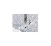Festool 492655 - Fresa helicoidal HW para ranura, vástago 12 mm HW Spi D12/42 RD ss S12