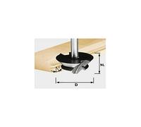 Festool 492709 - Fresa de encolar a inglete HW con vástago de 12 mm HW D 64/27 S12