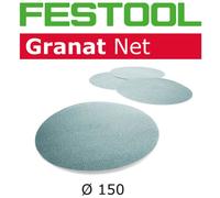 Festool 50x Netzschleifmittel 150mm Granat Net Adhesivo P80-P400 Para P. Ej. Ro