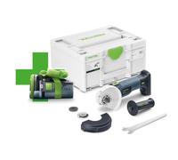 Festool Amoladora angular inalámbrica AGC 18-125 EB-Basic-5.0 - Motor EC-TEC sin escobillas, 4500 - 8500 rpm, a prueba de polvo, baja vibración, incluye batería de 5,0 Ah y Systainer