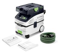 Festool Aspirador Cleantec CTL MIDI I AC - Aspirador compacto en seco y húmedo, clase L, con AUTOCLEAN, Bluetooth®, 5 niveles de potencia de succión, enchufe automático, compatible con Systainer