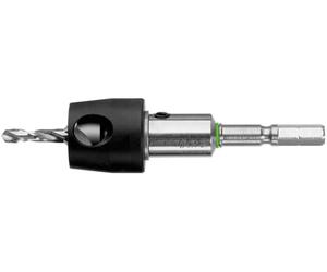 Festool Avellanador con Tope de Profundidad BSTA HS D 4,5 CE | Taladrado y avellanado en una sola acción - Tope de profundidad ajustable - Broca reemplazable (ref. 494446)