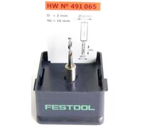 Festool 491065 - Broca para clavijas HW, vástago 8 mm HW D3/16
