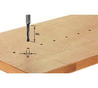 Festool 491066 - Broca para clavijas HW, vástago 8 mm HW S8 D5/30 Z