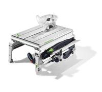 Festool CS 50 EBG-FLR PRECISIO Sierra de Mesa Compacta | Sierra circular de mesa portátil con cambio FastFix, protección antiastillas y tope angular integrado