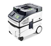 Festool CT 15 E Aspirador Cleantec Kit - Aspiradora de Taller | Aspiradora profesional compacta con accesorios completos, 15 l, depósito húmedo/seco, 5 niveles de succión