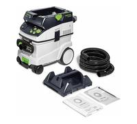 Festool CTM 36 E AC-PLANEX Aspirador Profesional con Autoclean | Aspiración para Lijadoras de Pared con Función Antiestática, Soporte SYS-Dock y Bolsa de Filtro Selfclean de 36 l