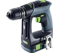 Festool CXS 12 Taladro Atornillador a Batería sin Escobillas | Motor EC-TEC brushless, forma en C ergonómica, interfaz FastFix, portabrocas 10 mm, batería 2,5 Ah incluida