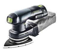 Festool DTSC 400 Lijadora Delta Inalámbrica 18 V - Sin Cable | Lijadora triangular de detalle con batería de litio, 2 mm de carrera, extracción de polvo integrada y plato 100 x 150 mm