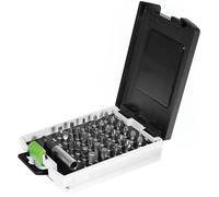 Festool Estuche de puntas BIT/BH-SORT/31x | Surtido de 31 piezas en caja compacta - TX, PH, PZ, HEX, LS - Incluye soporte magnético CENTROTEC