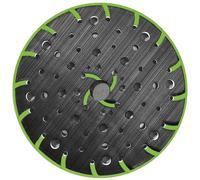 Festool FastFix 202461 Dia ST-STF D150/MJ2-FX-W-HT - Almohadillas perforadoras, color gris ácido