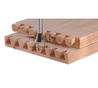 Festool Fresa de cola de milano HW S8 D14,3/16/10°