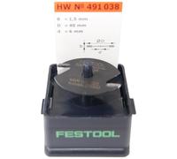 Festool 491038 - Fresa de disco para ranurar HW HW D40x1,5