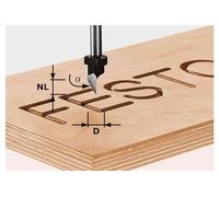 Festool Fresa de rotulación HW S8 D11/60°