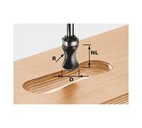 Festool Fresa para listón de agarre HW S8 R16/NL32