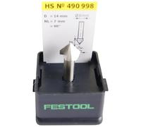 Festool Fresa para ranuras en V HS S8 D14/7/90°