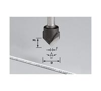 Festool Fresa para ranuras en V HW S8 D18-90°/Alu