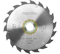 Festool Hoja de Sierra Circular 210x2,6x30 - HW Z18 W Madera | Dentado alternado, ángulo de ataque fuerte - compatible con sierra de mesa Festool TS 75