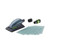 Festool HSK-A - Bloque abrasivo manual (80 x 130 cm, con aspiración y | Bloque de lijado absorbente para esquinas, bordes y superficies estrechas, incluye red granate de 80 x 133 mm