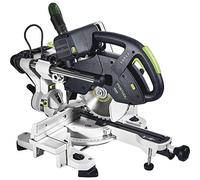 Festool KAPEX KS 60 E-Set Sierra Ingletadora Compuesta Deslizante | Inclinación bilateral hasta 47°/46°, inglete hasta 60°, luz LED, extracción de polvo integrada