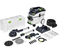 Festool Lijadora de Brazo LHS 2 225 con Aspirador CTM 36 - Set Planex | Lijadora jirafa para paredes y techos de yeso - con extensión, plato de lijado y Systainer, lista para usar
