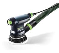 Festool Lijadora Excentrica ETS 125 REQ - Orbital 125 mm, 250 W | Diseño ergonómico compacto, regulación MMC, sistema CLEANTEC, plato StickFix 125 mm, bolsa Longlife incluida
