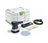 Festool 576080 Lijadora excéntrica ETS 150/5 EQ-Plus, Negro