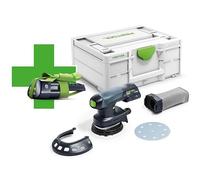 Festool Lijadora excéntrica inalámbrica ETSC 125-Basic-ERGO Promo