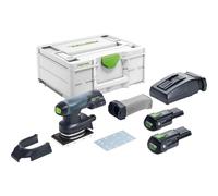 Festool Lijadora Orbital a Batería RTSC 400 3,0 I-Plus, 18 V | Motor EC-TEC sin escobillas, Bluetooth, platín 80x130 mm, peso 1,4 kg, con Systainer