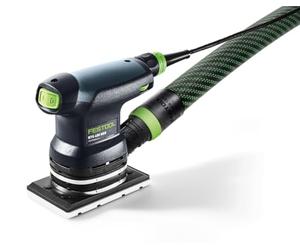 Festool Lijadora Orbital RTS 400 REQ - Compacta, 250 W | Lijadora de acabado profesional con electrónica MMC, plato 80x130 mm y sistema CLEANTEC