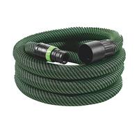 Festool Manguera de Vacío Cónica D 27/32x3,5 m CLEANTEC con RFID | Tubo flexible de aspiración con funda CLEANTEC, chip RFID y derivación ajustable - compatible con extractores CTR