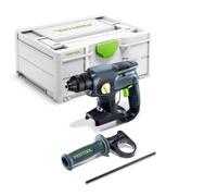 Festool Martillo combinado inalámbrico KHC-S 18 SDS-Plus, sin escobillas | 18 V, 1,7 J de energía de impacto, perforación de martillo, cincelar, taladrar sin impacto, KickbackStop