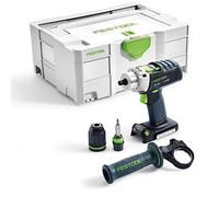 Festool PDC 18/4 Li-Basic drill Sin llave Multicolor 2 kg - Taladro eléctrico (1,3 cm, 5 cm, 60 Nm, 40 Nm, 400 RPM, 850 RPM)