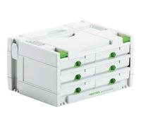 FESTOOL Sortainer SYS 3 SORT/6, 395x295x210mm Systainer Con 6 Cajones 491984