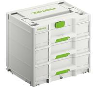 Festool Sortainer SYS3-SORT/3 M 337 - Organizador con 3 Cajones
