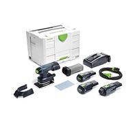 Festool Systainer RTSC 400 3.0 I-Set - Deslizador de batería (incluye batería BP 18 Li 3,0, cargador rápido, adaptador de red (incluye cable de alimentación Plug IT), zapata, protector, bolsa de