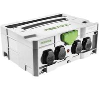 Festool Systainer SYS-Power Hub IP44 con 5 enchufes 396 x 296 x 157,5 mm, 1 pieza, 101184310