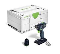 Festool Taladro Atornillador a Batería TXS 18 - Compacto sin Escobillas | Motor EC-TEC brushless, interfaz FastFix, depósito magnético de brocas, luz LED - sin batería ni cargador