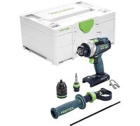 Festool Taladro Atornillador TDC 18/4 I-Basic sin Escobillas 18 V | Motor EC-TEC QUADRIVE 4 velocidades - par 50 Nm - 3.600 rpm - interfaz FastFix - incluye Systainer³