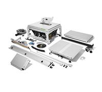 Festool TKS 80 EBS Sierra de Mesa Circular Profesional - Kit Completo | 254 mm, 2200 W, altura de corte 80 mm, mesa deslizante, tope longitudinal y angular incluidos