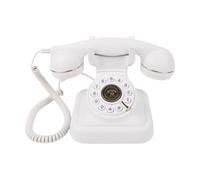 FESTRING Telefono Audiolibro Boda, Libro de Invitados de Audio para Boda con Diseño Vintage, Graba Mensajes de Audio Personalizado para Bodas, Fiestas y Reuniones (Blanco)