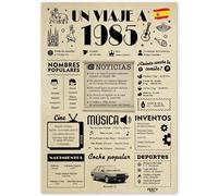 FestySpark Regalo 41 Cumpleaños Mujer - Regalos Originales 41 años Hombre - Tarjeta 41 сumpleaños Mujer - Decoracion 41 сumpleaños Hombre - Un Viaje a 1985