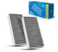Fesuda CUK23015-2 Filtro de habitáculo, 2 filtros de polen de carbón activo para X1/X2 sDrive/xDrive (1986-2022), MINI Convertible (F57)/Clubman (F54) (1979-2022)