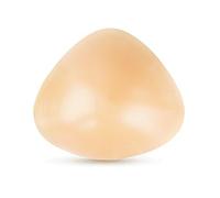 FESVINA Inserto de refuerzo de brasier cóncavo profundo de silicona triangular para prótesis de mastectomía y travesti, beige, 245g/piece